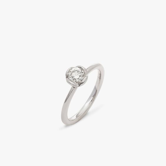 Marguerite 18ct White Gold Solitaire 0.50ct Engagement Ring
